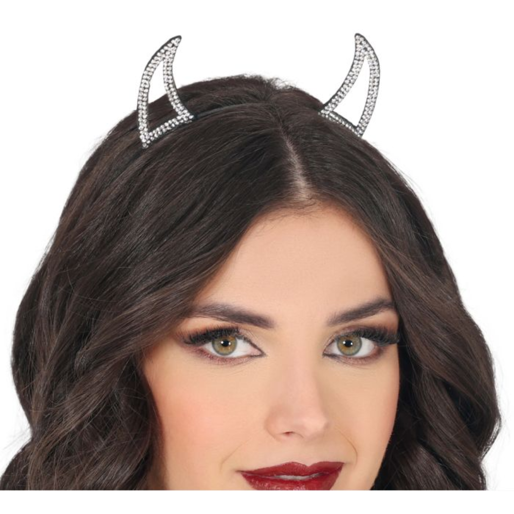 Diable : serre-tête argent