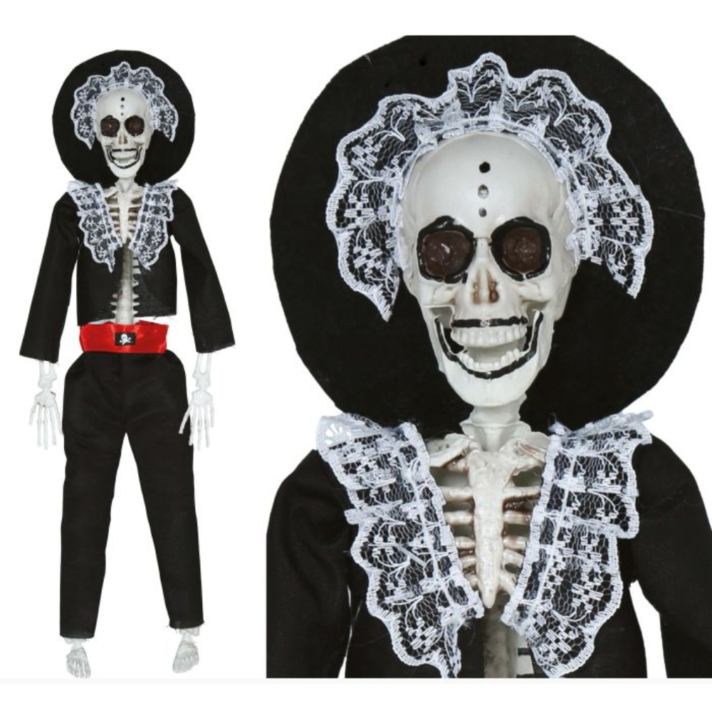 Suspension squelette Thierry le mariachi