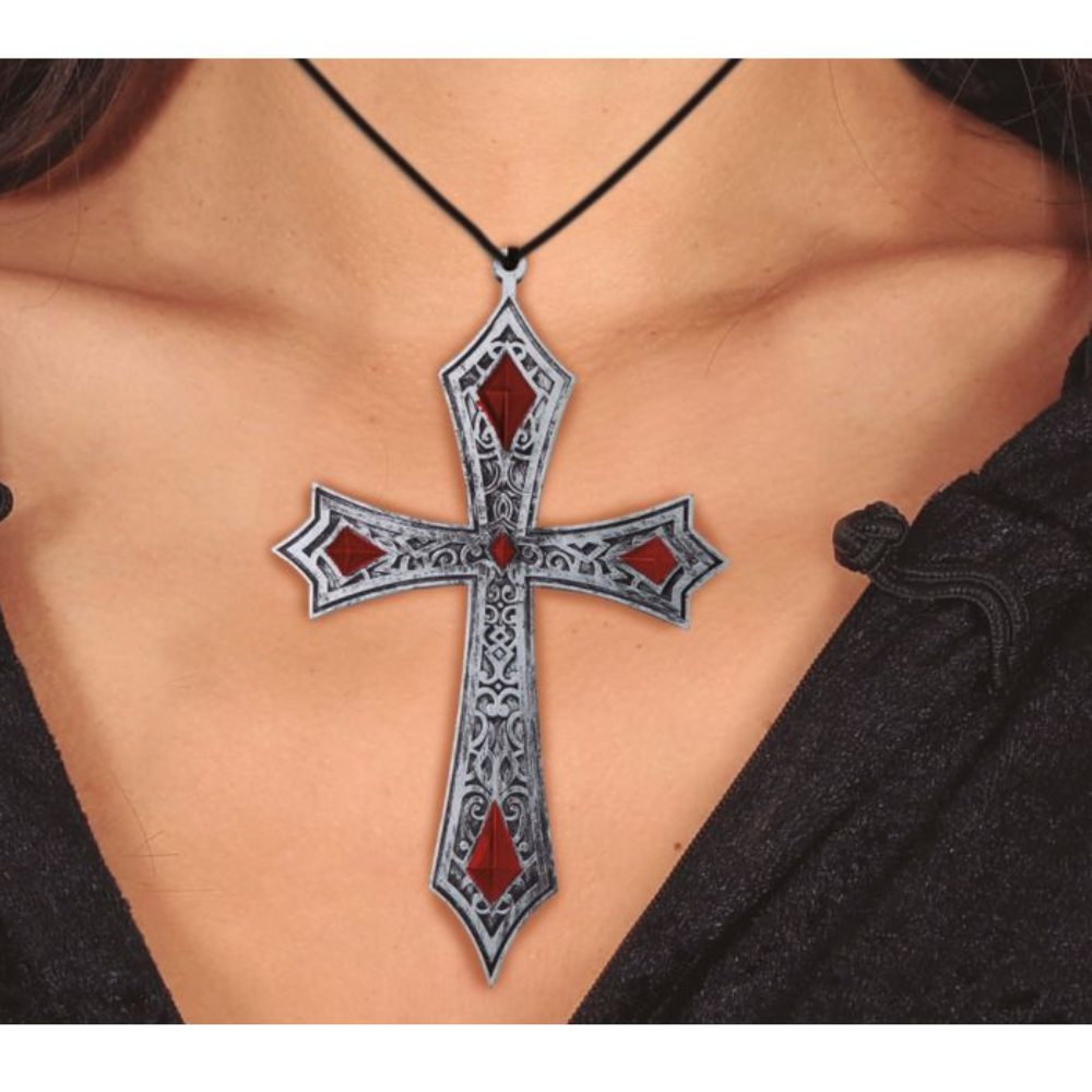 Collier croix 21 cm