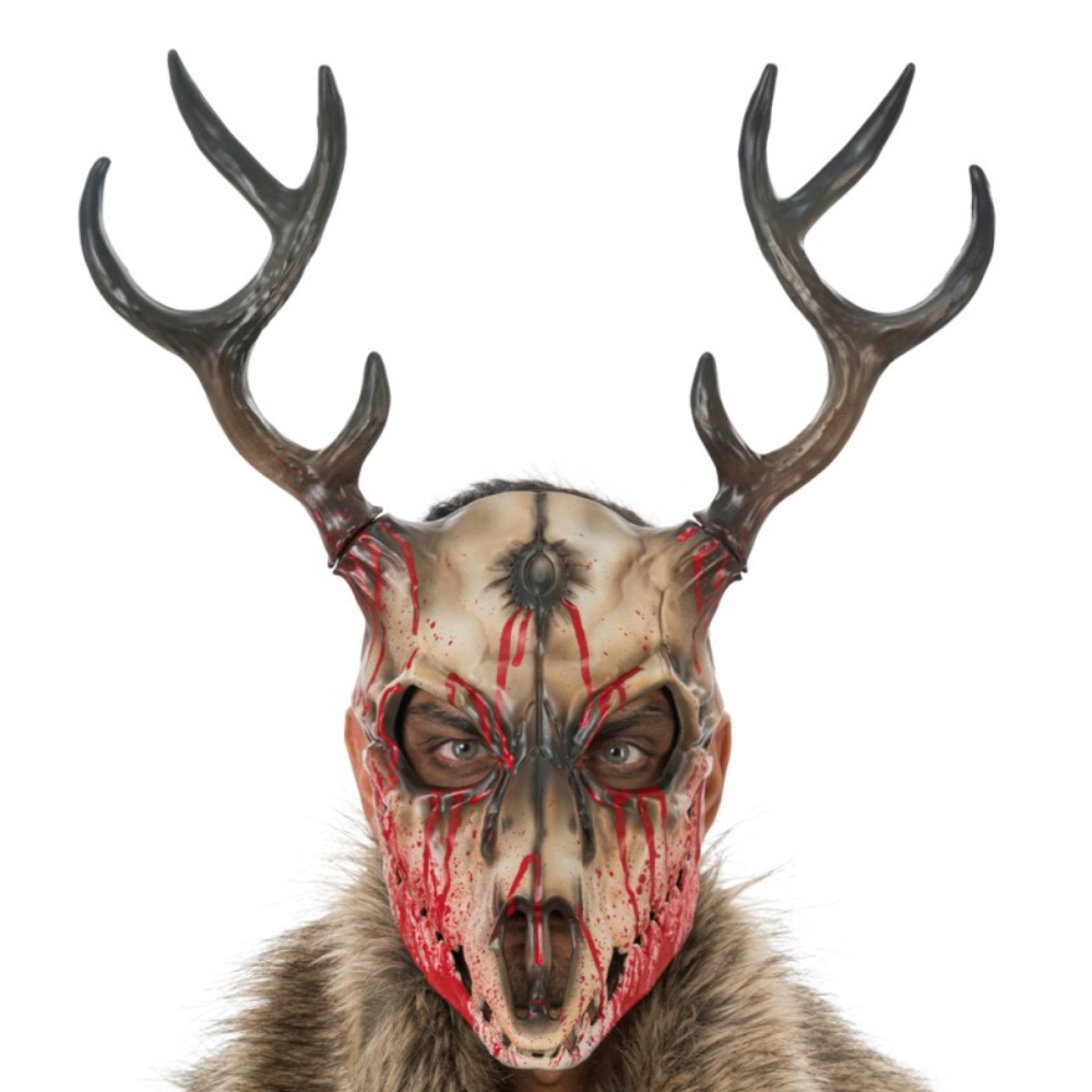 masque bête à corne mousse