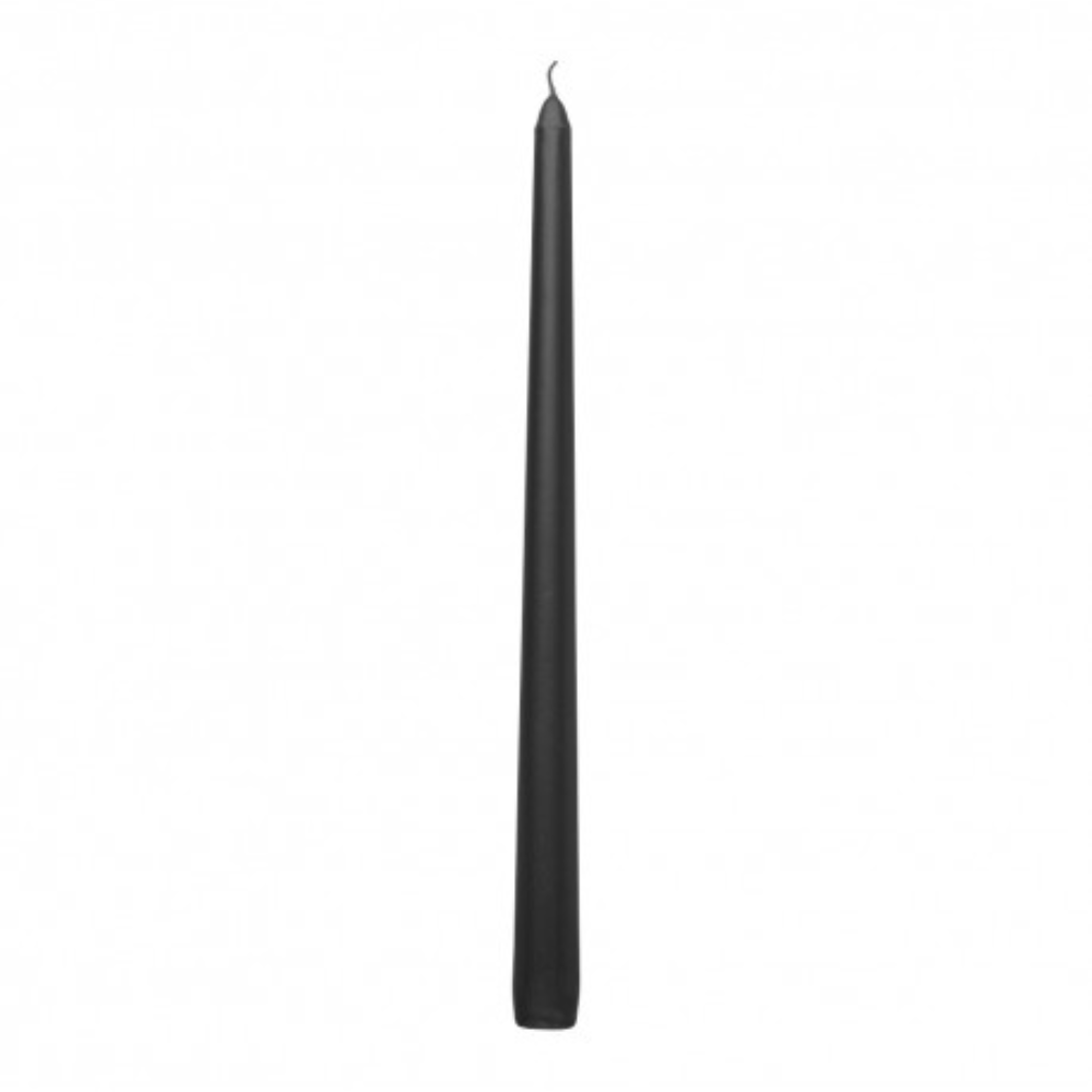 Bougies lot de deux 30 cm noir