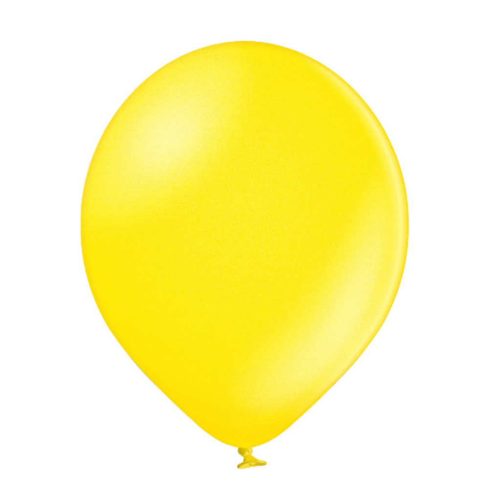 Métallique ballon jaune