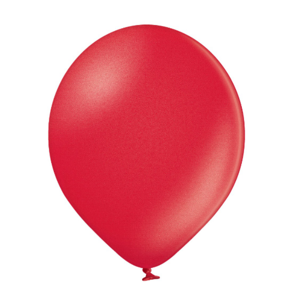Métallique ballon rouge