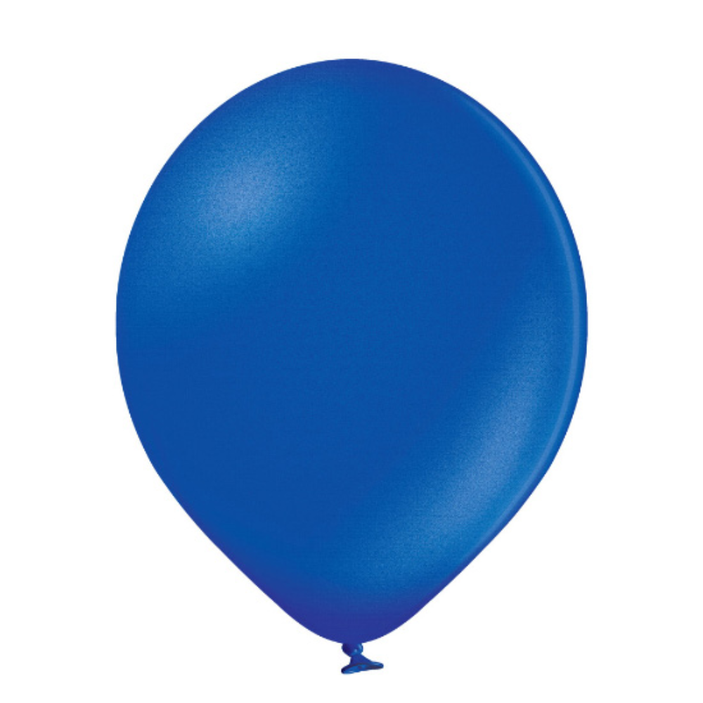 Métallique ballon bleu