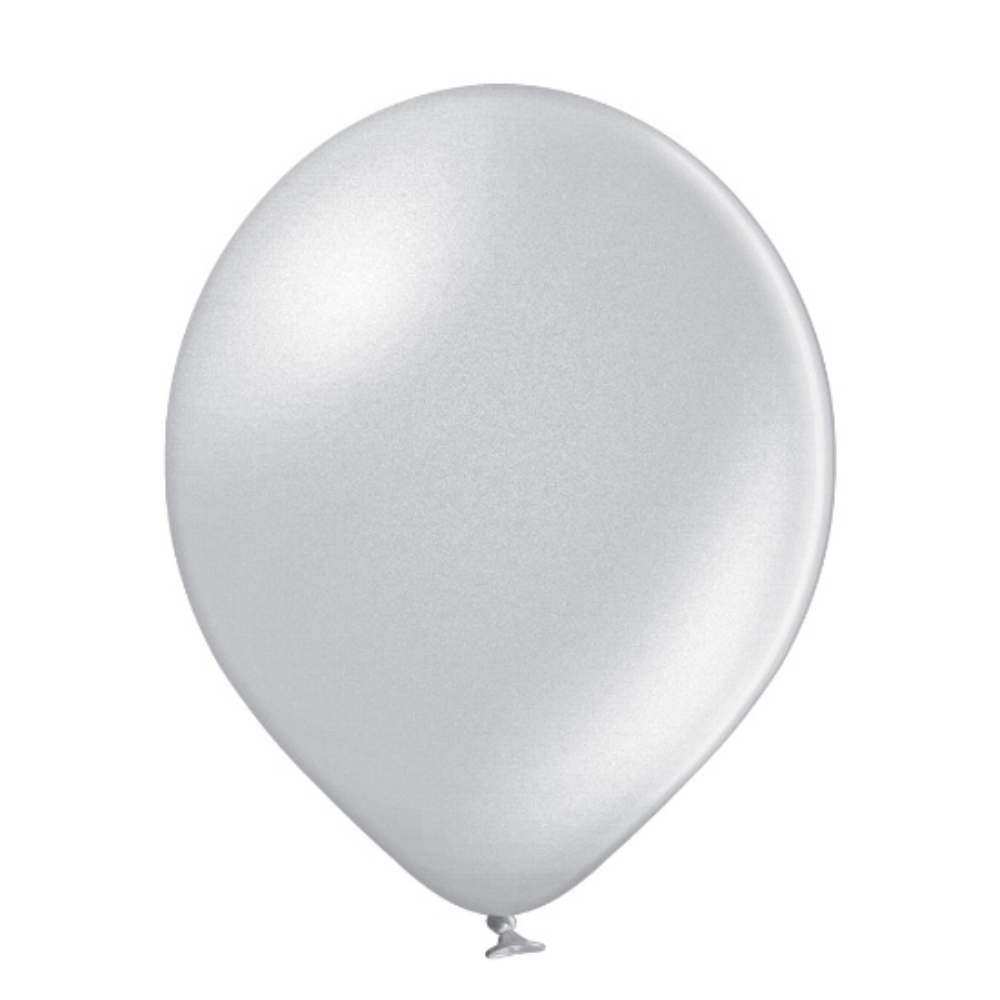 Métallique ballon argent