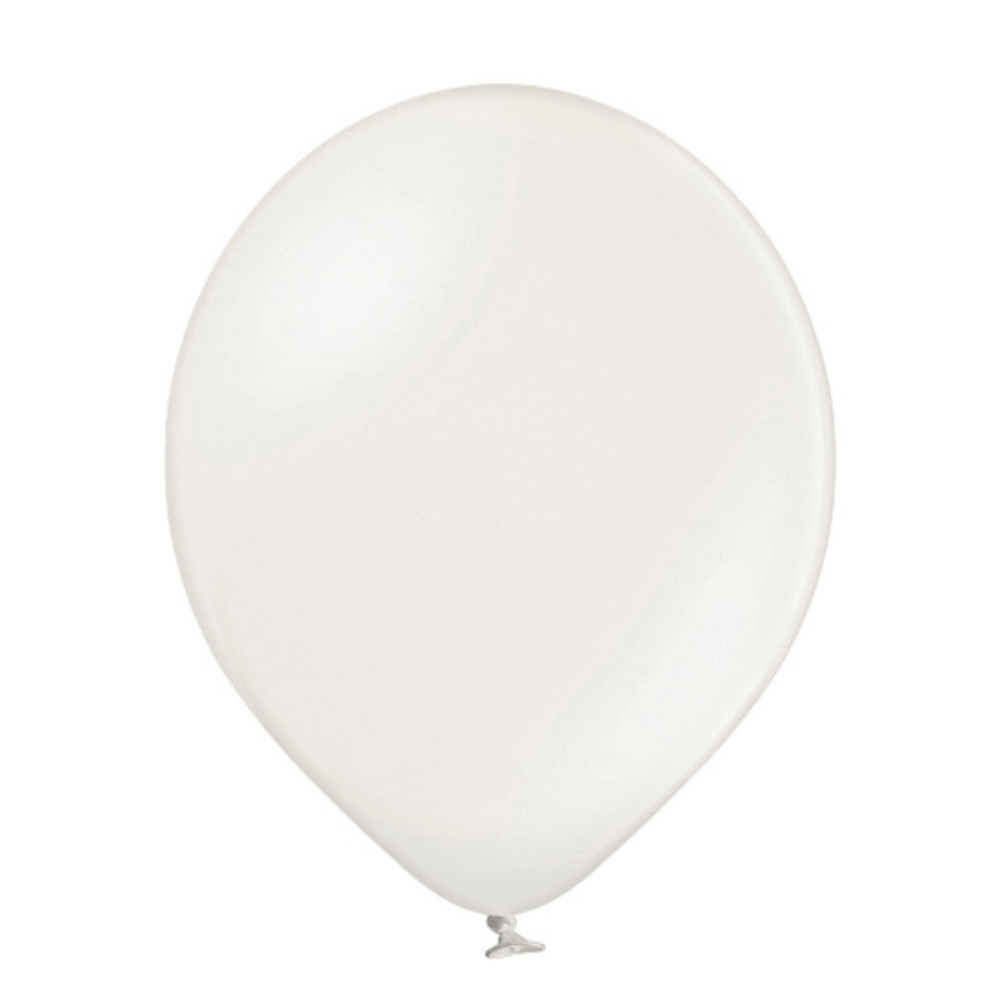 Métallique ballon blanc