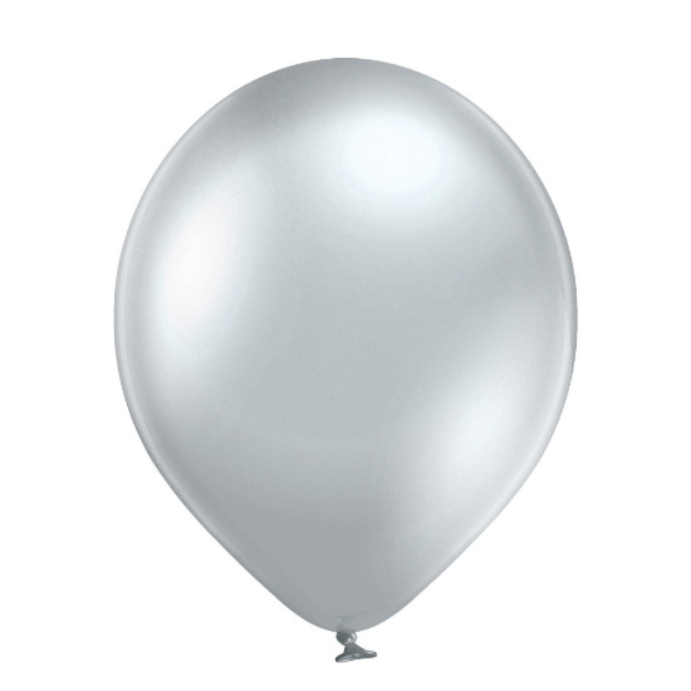 Glossy ballon argent