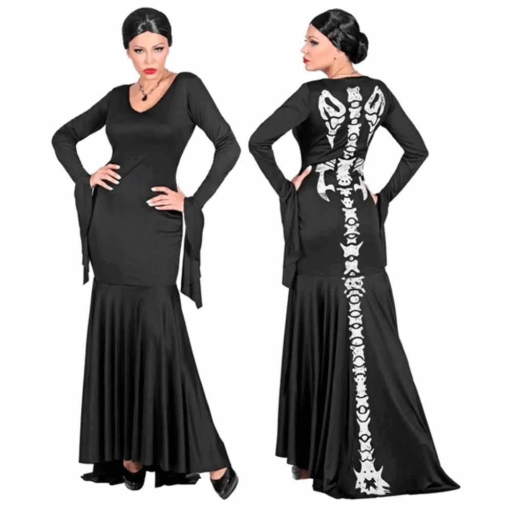 Robe longue squelette