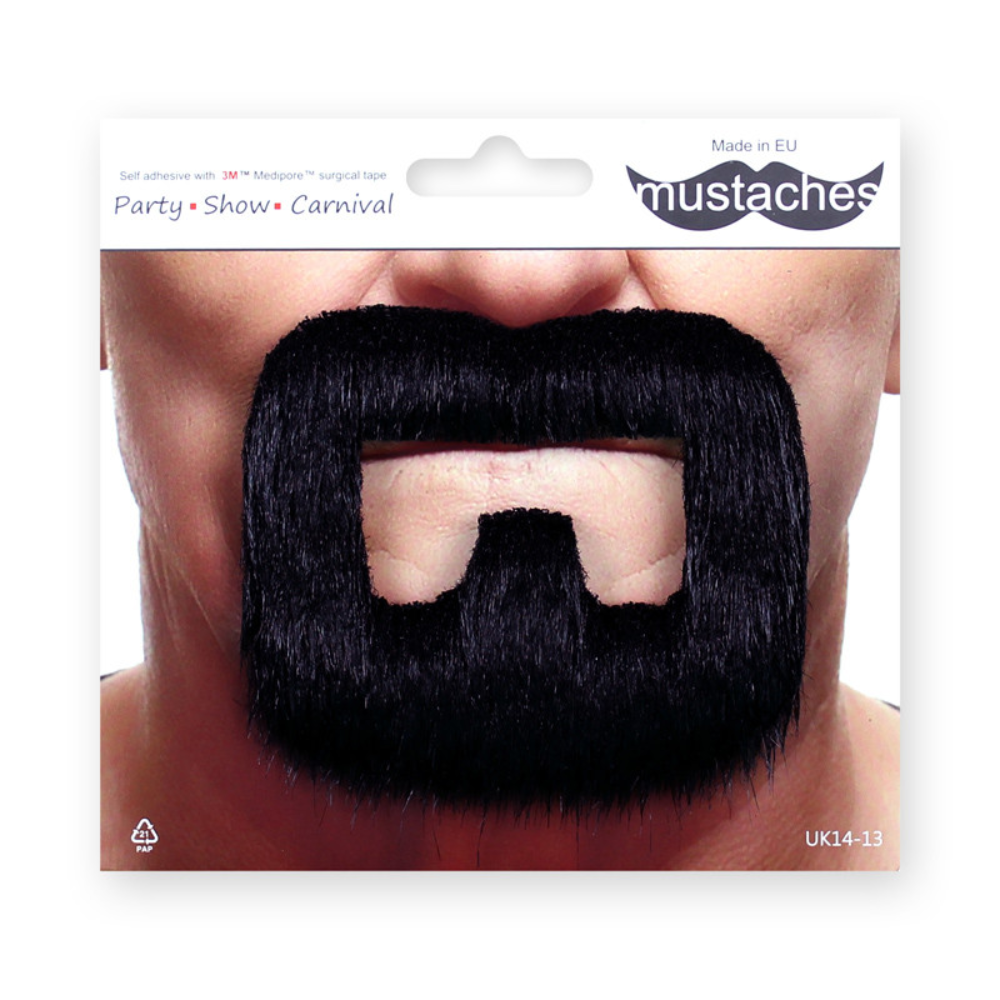 Moustache bouc 2 couleurs