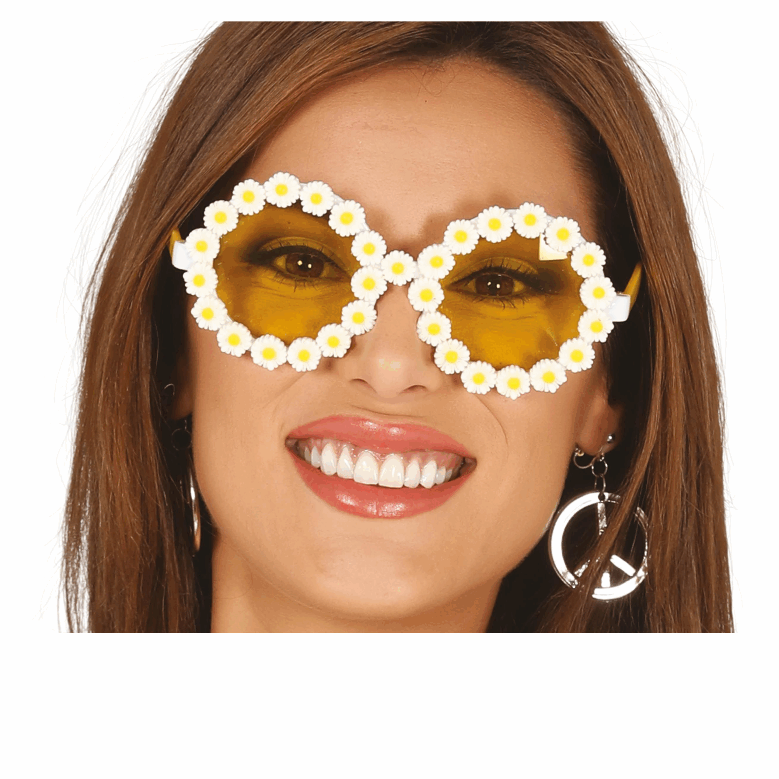 Lunettes marguerites blanches