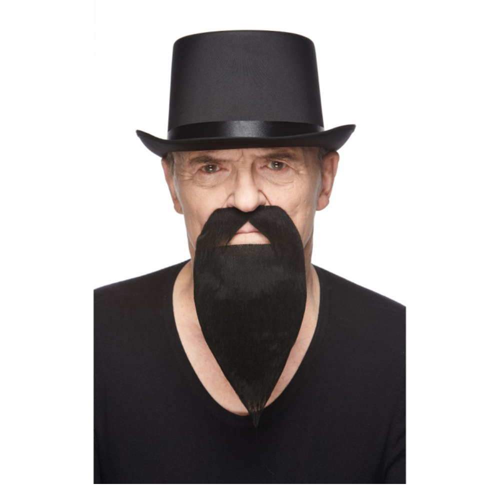 Moustache et bouc long 3 couleurs