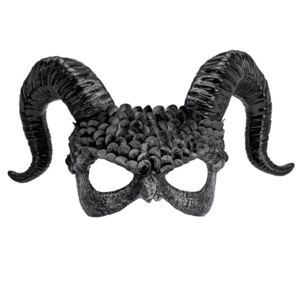 Masque démon noir