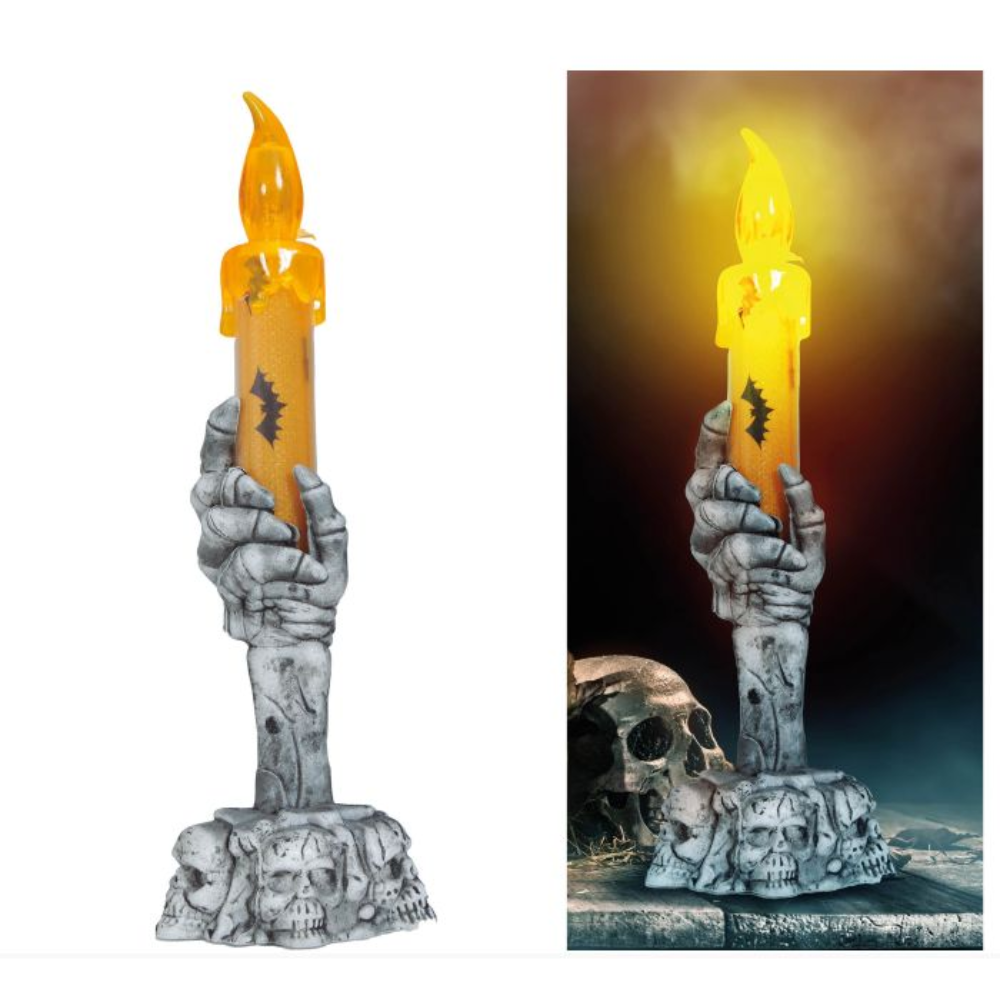 Bougeoir avec bougie led
