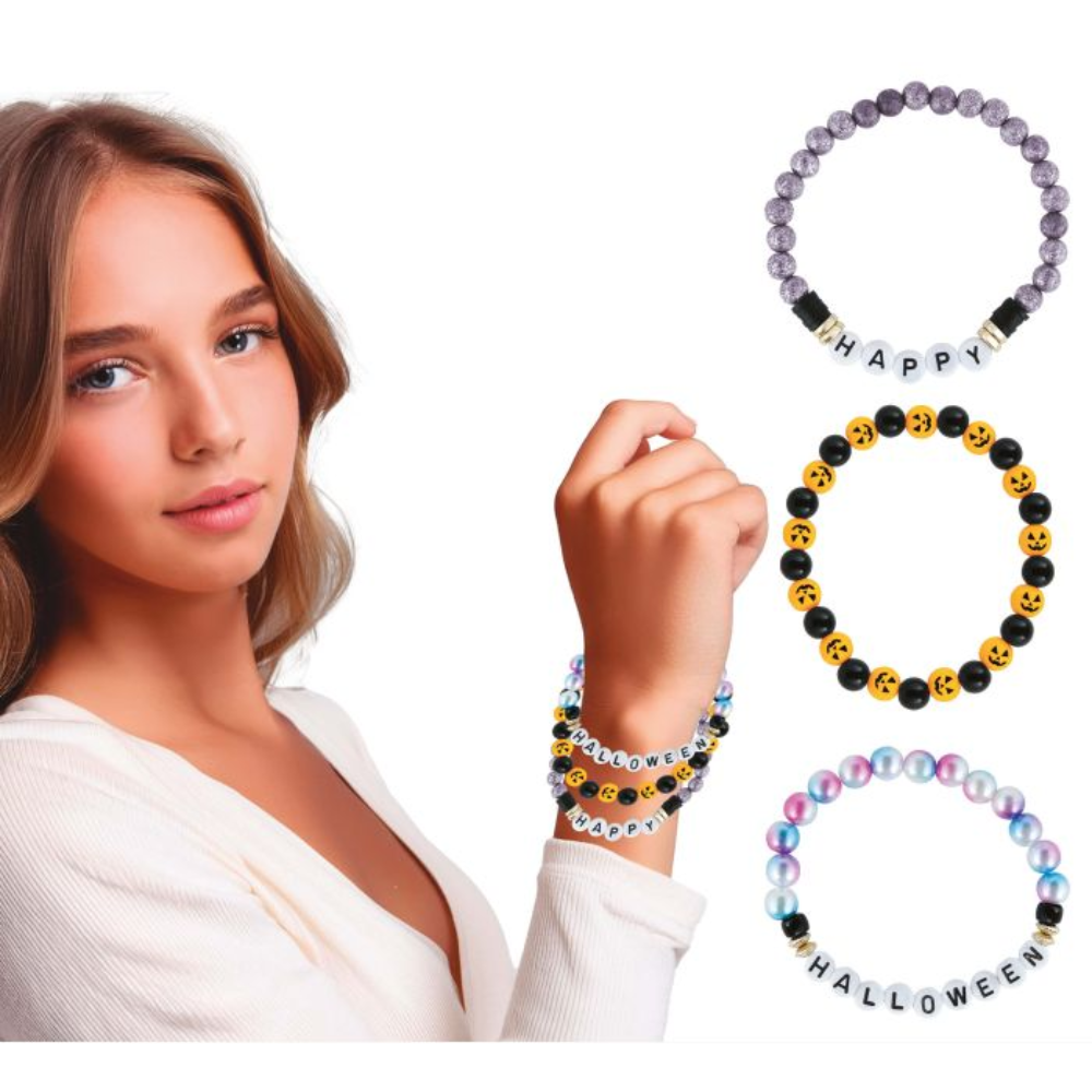 Set 3 bracelets happy halloween