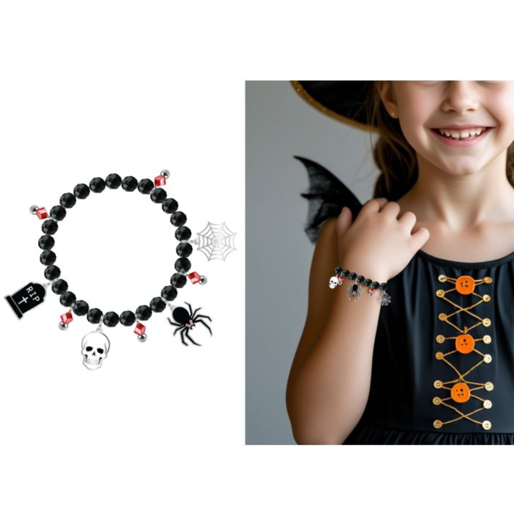 Bracelet perles noir