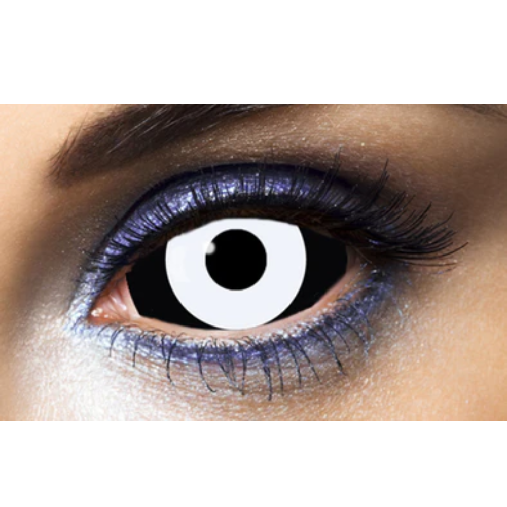 Lentilles sclera White Circle