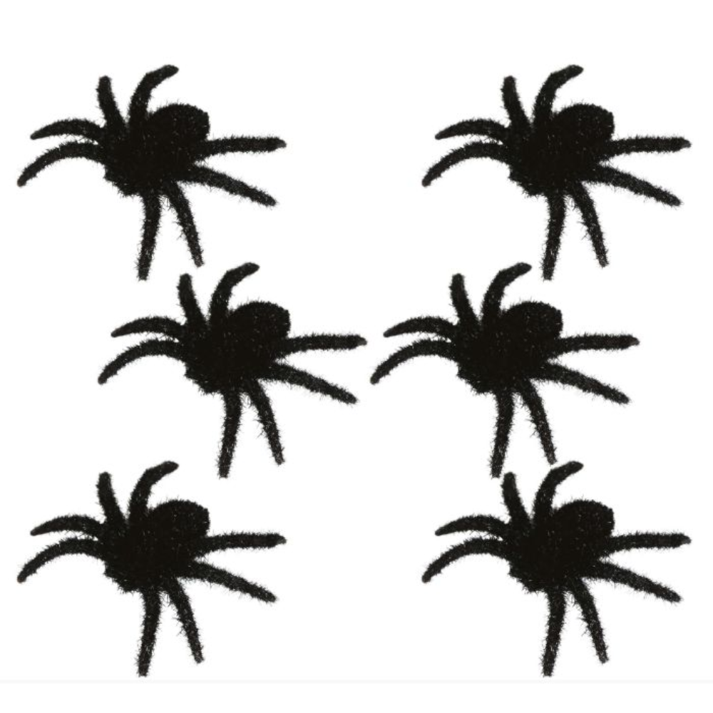 araignées poilues x6