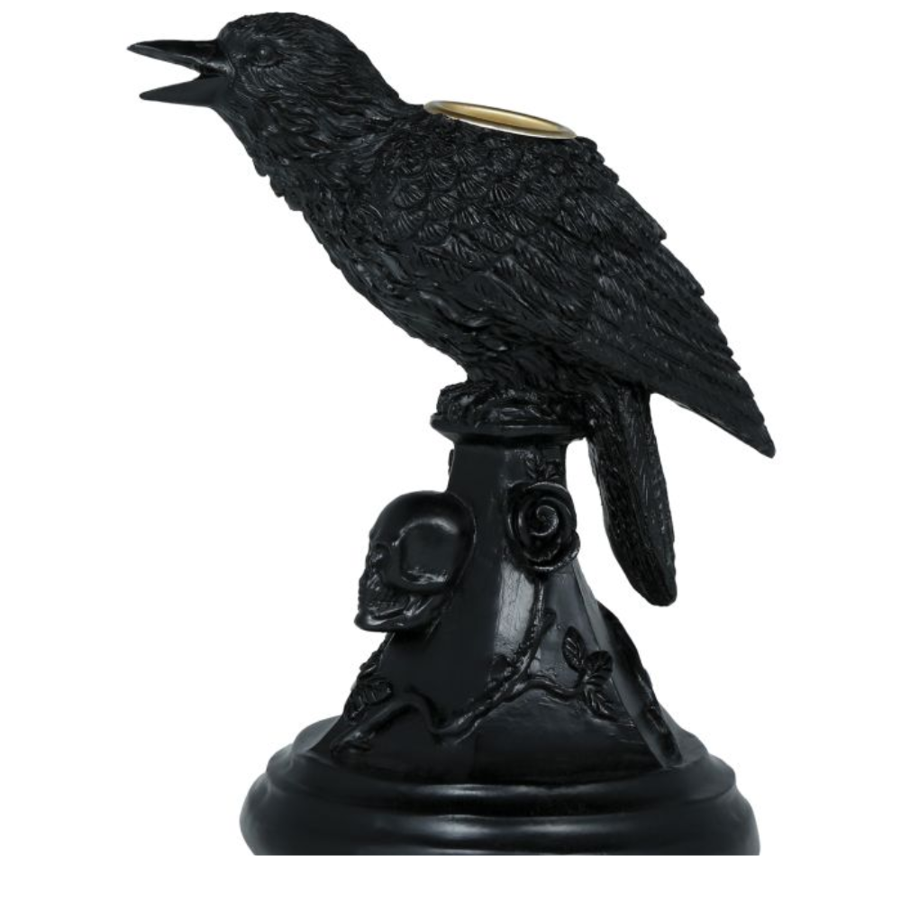 Bougeoir corbeau