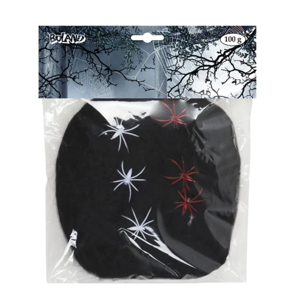 Toile d'araignée noir 100g
