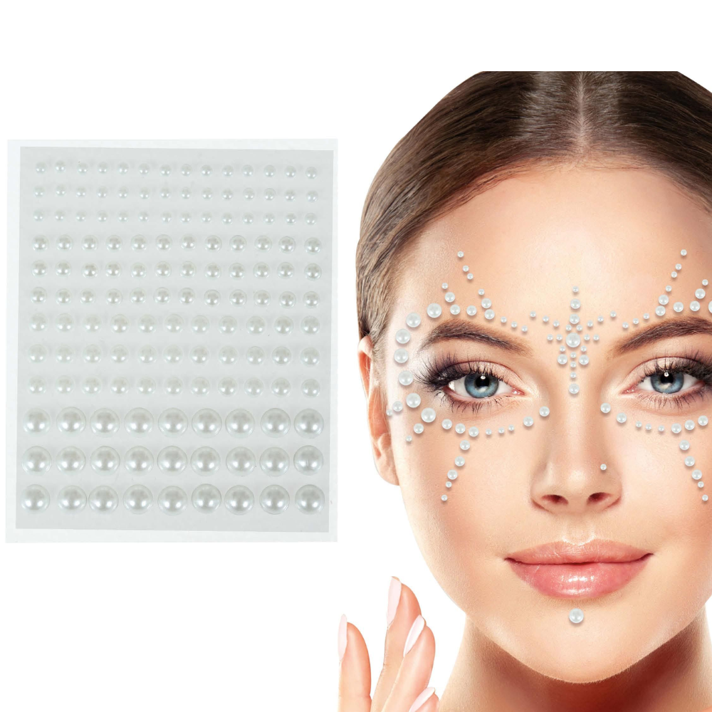 Strass visage perle