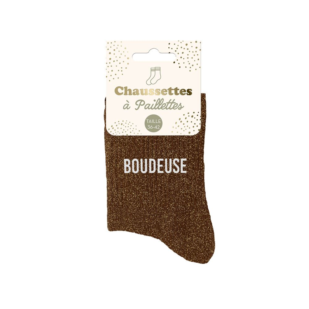 Chaussette paillette Boudeuse