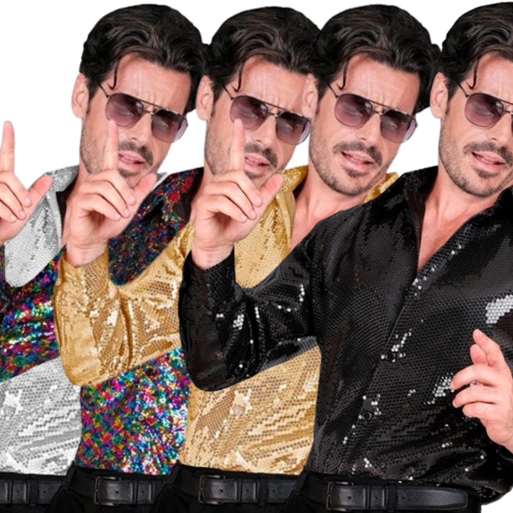 Chemise sequin homme (4 coloris)
