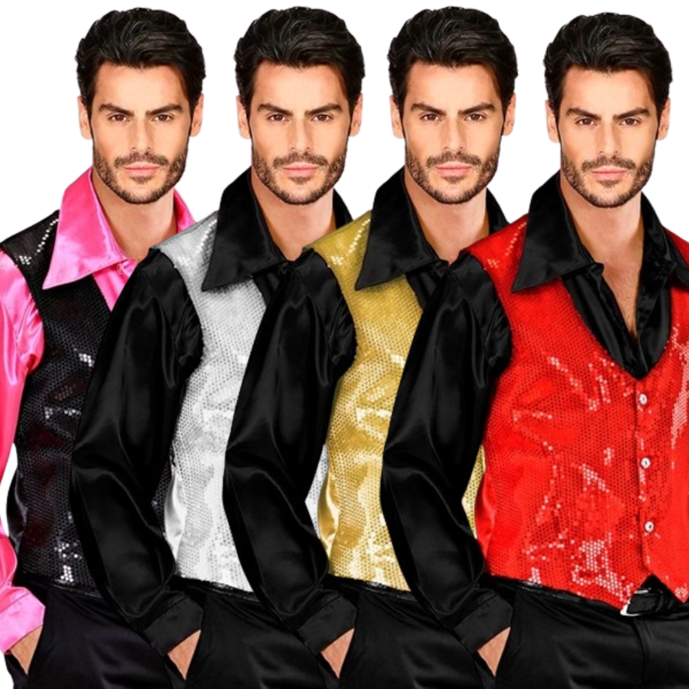 Gilet paillettes (4 coloris)