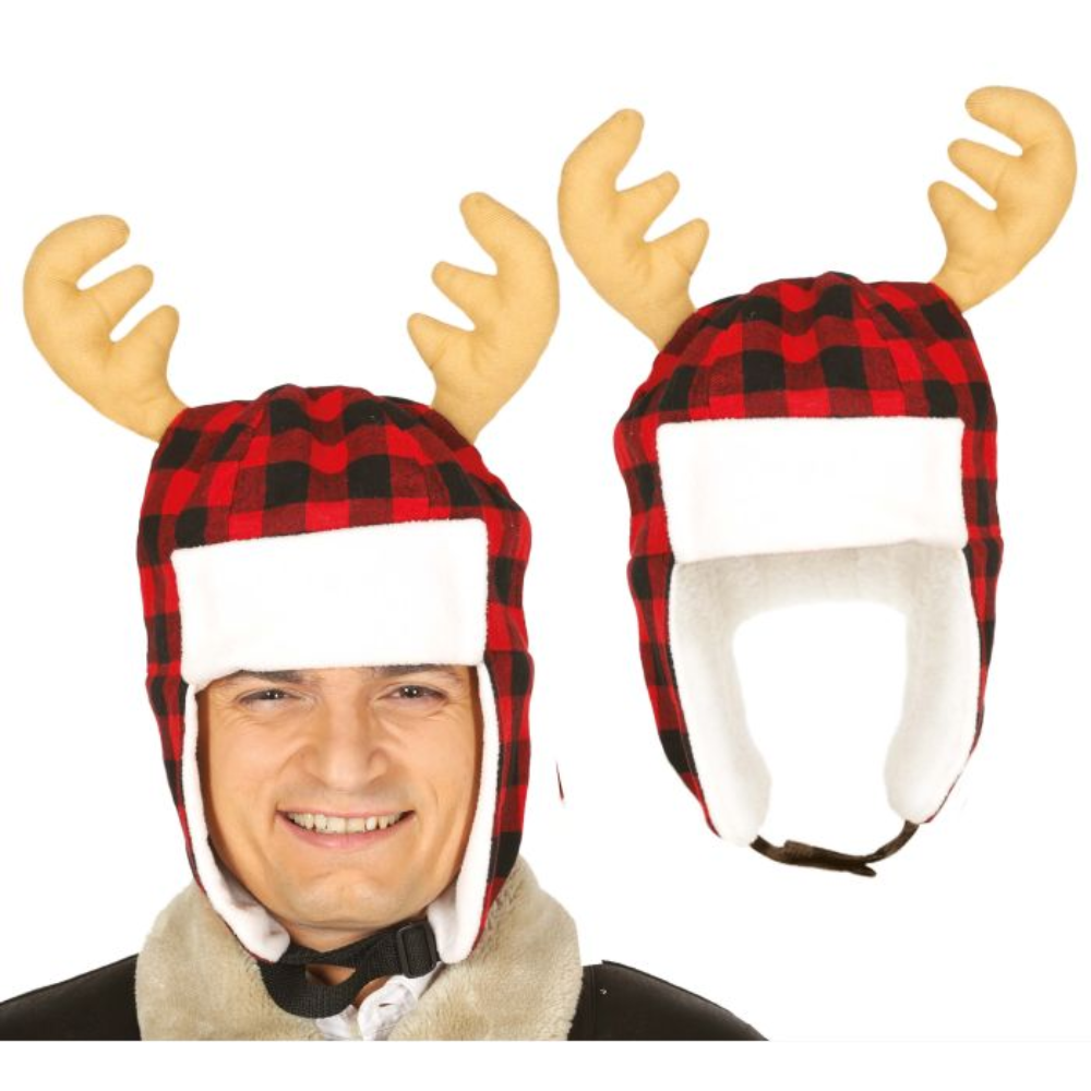 Bonnet a carreaux cerf