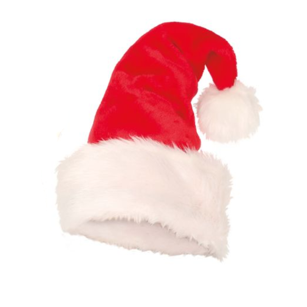 Bonnet noël rouge velours
