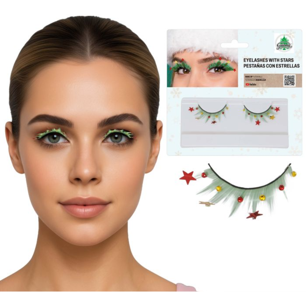 Faux cils étoiles