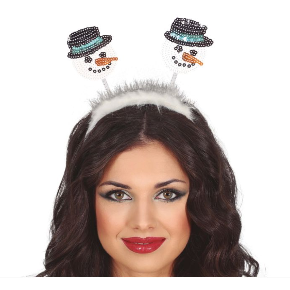 Serre-tête bonhomme de neige