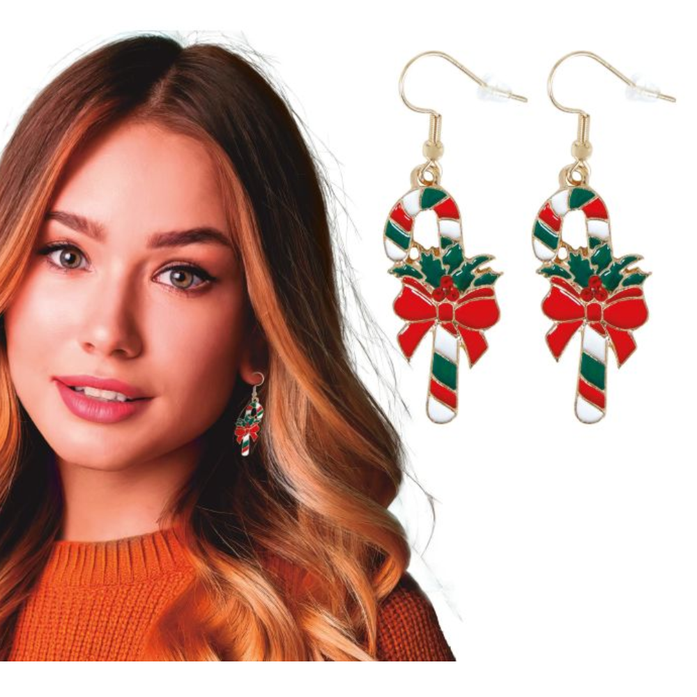 Boucles d'oreilles sucre d'orge