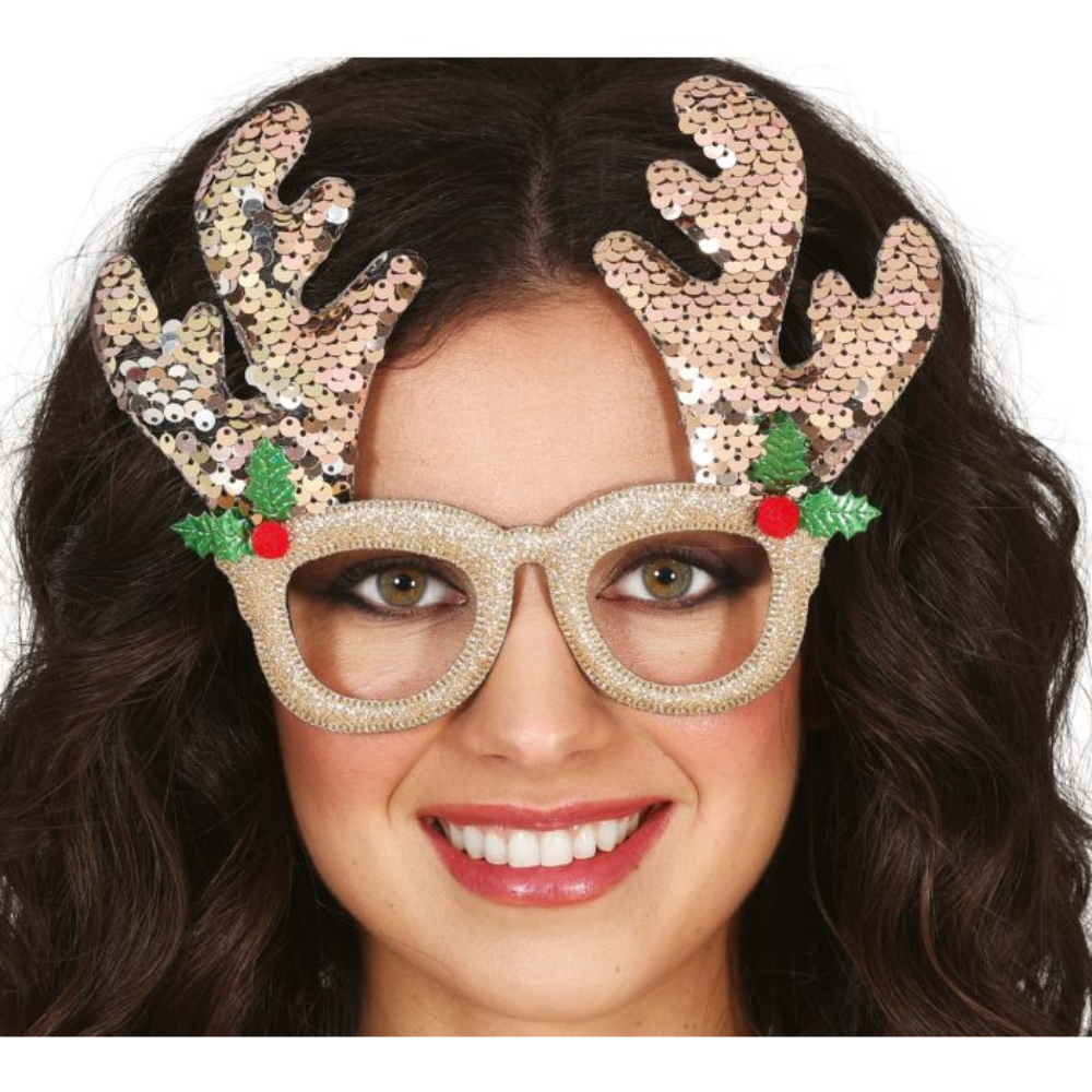 Lunettes renne sequin