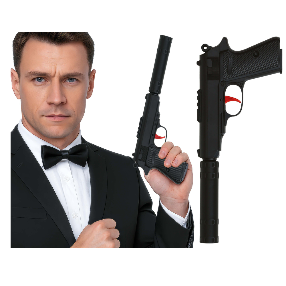 Pistolet avec silencieux