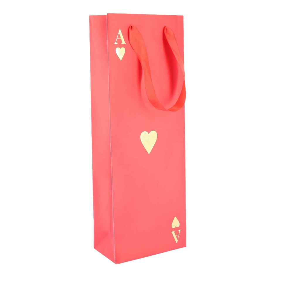 Sac bouteille dame de coeur