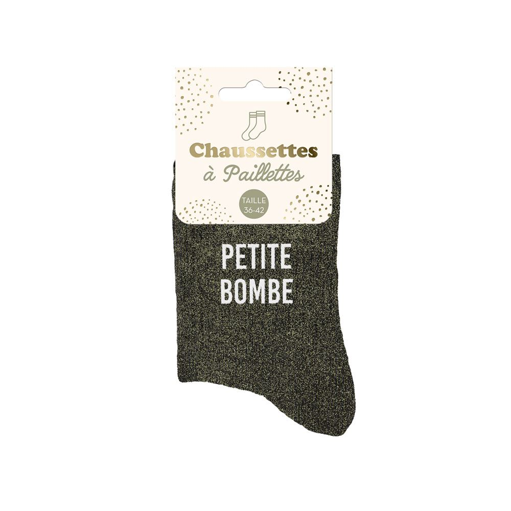 Chaussette paillette petite bombe