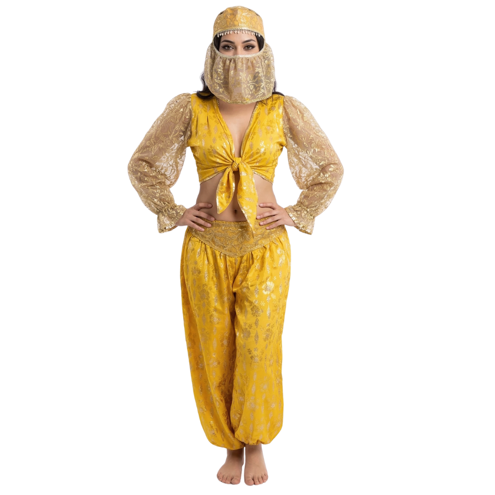 Danseuse orientale jaune