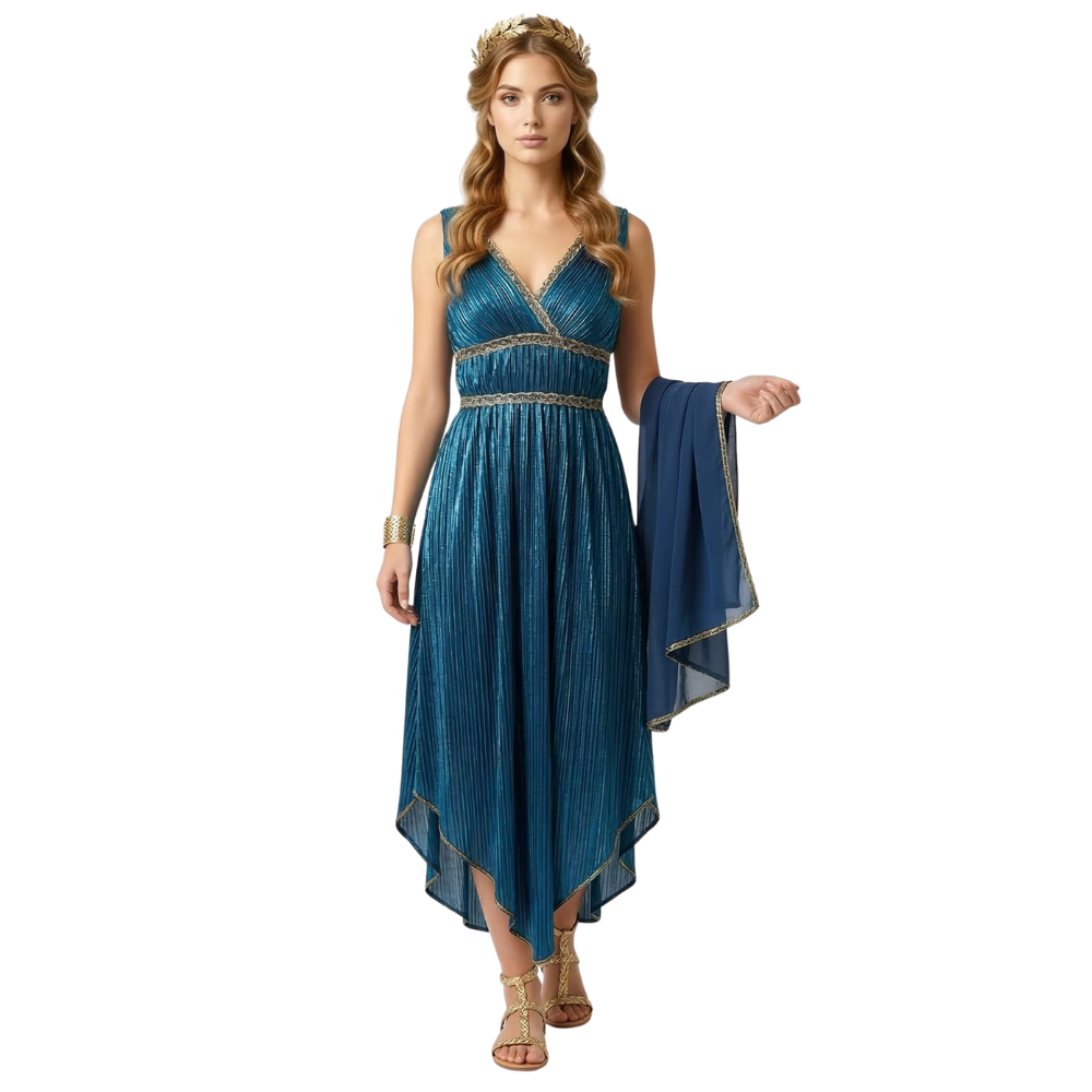 Déesse grecque bleue