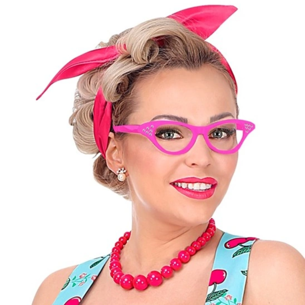 Rock : Lunettes années 50 (3 couleurs)