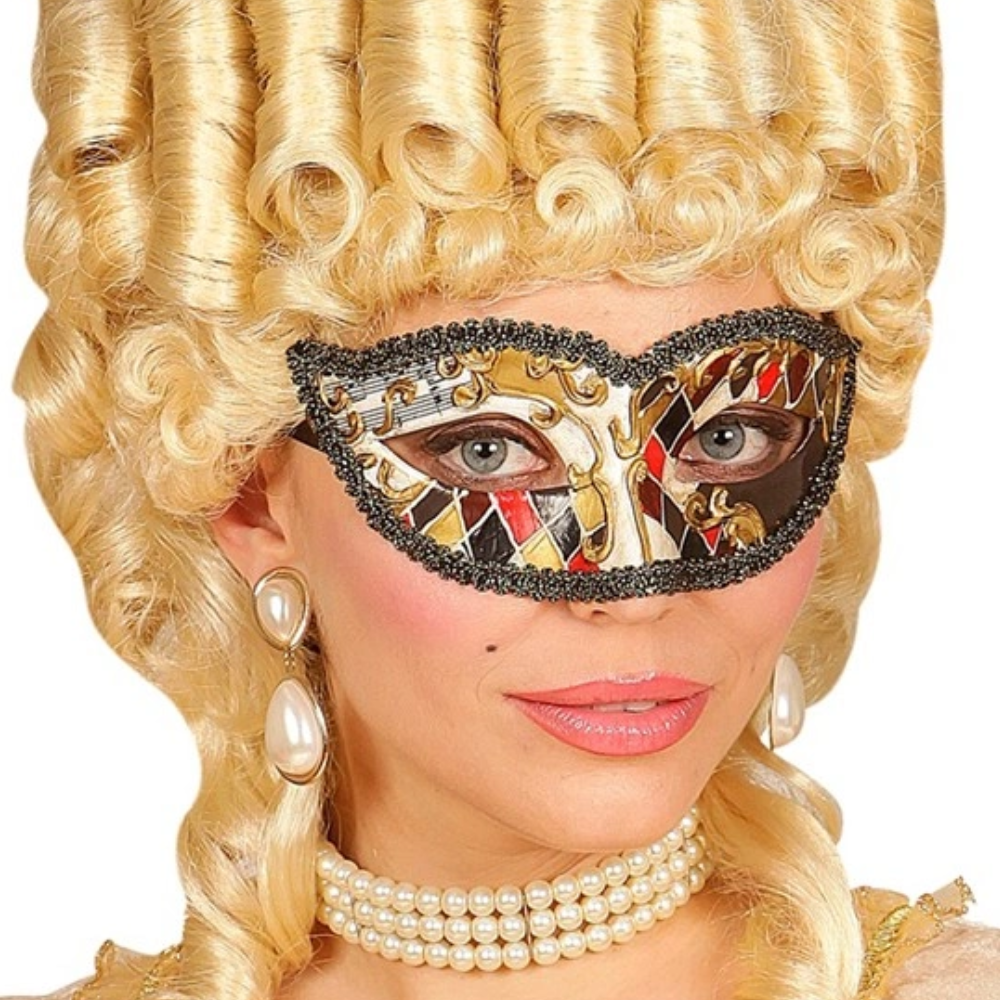 Loup vénitien arlequin