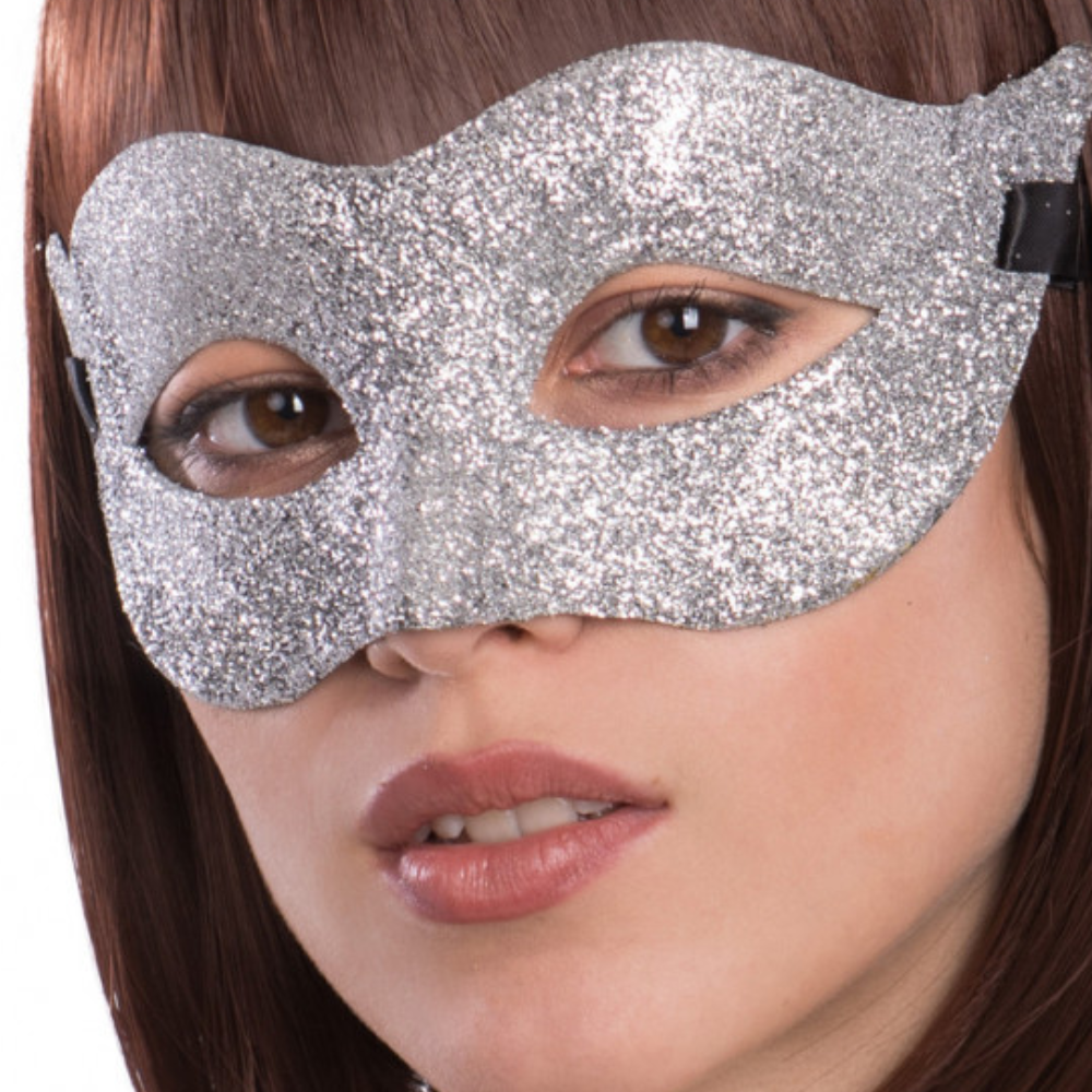 Loup vénitien pailleté (2 couleurs)