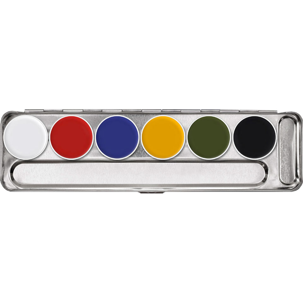 Kryolan : Supracolor palette de maquillage (6 couleurs)