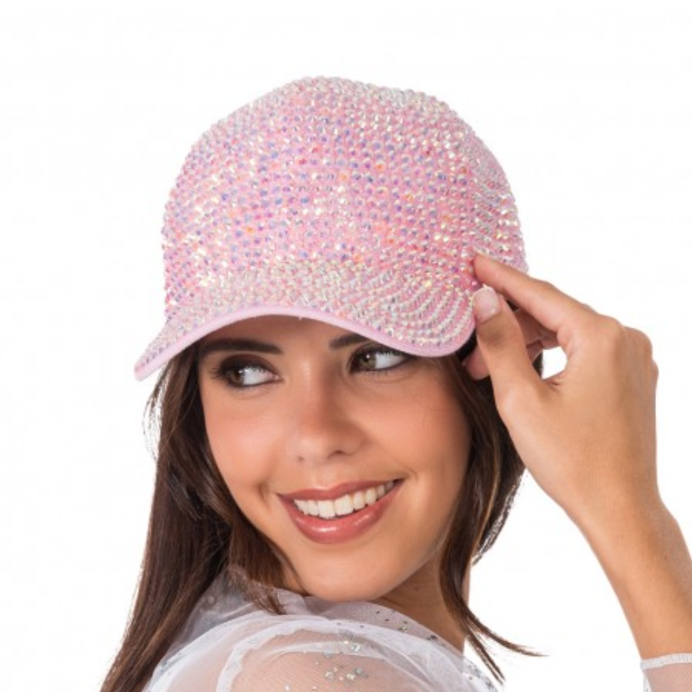 Casquette strass (2 couleurs)