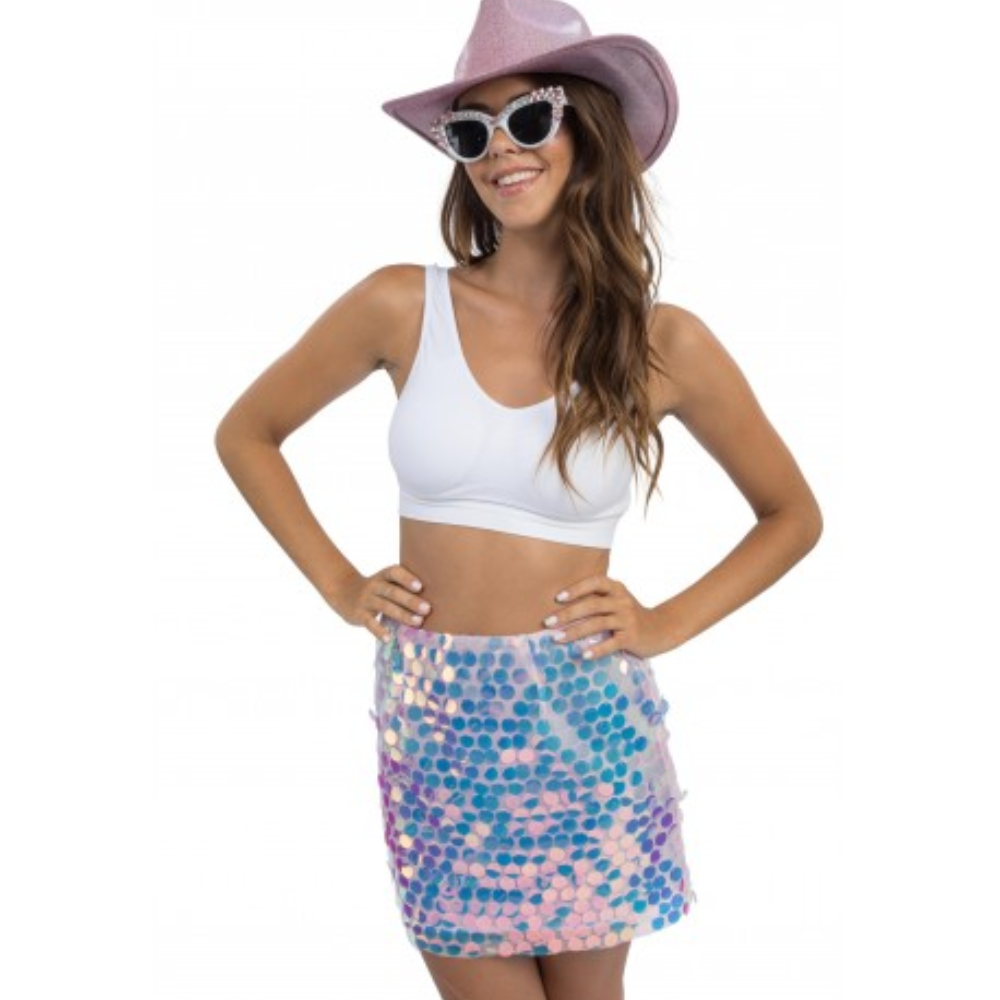 Jupe sequins (2 couleurs)