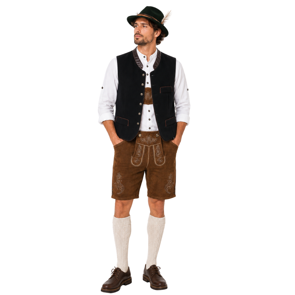 Tyrolien gilet noir