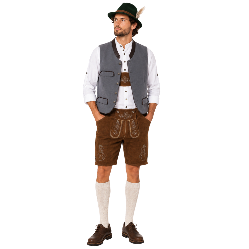Tyrolien gilet gris