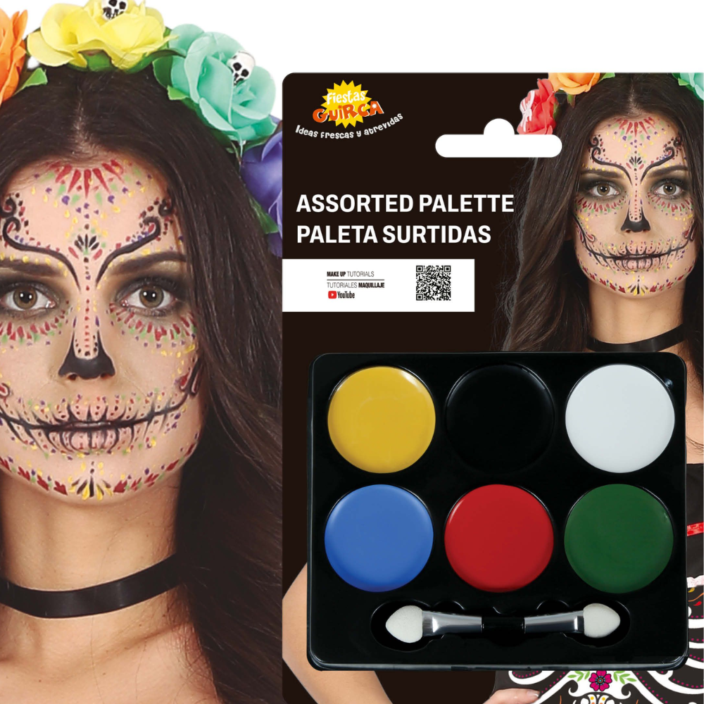 Palette maquillage 6 couleurs