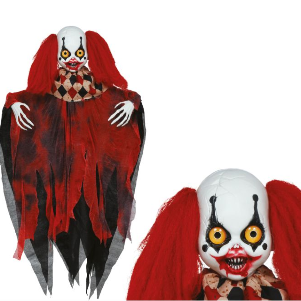 Suspension clown terreur, 98 cm