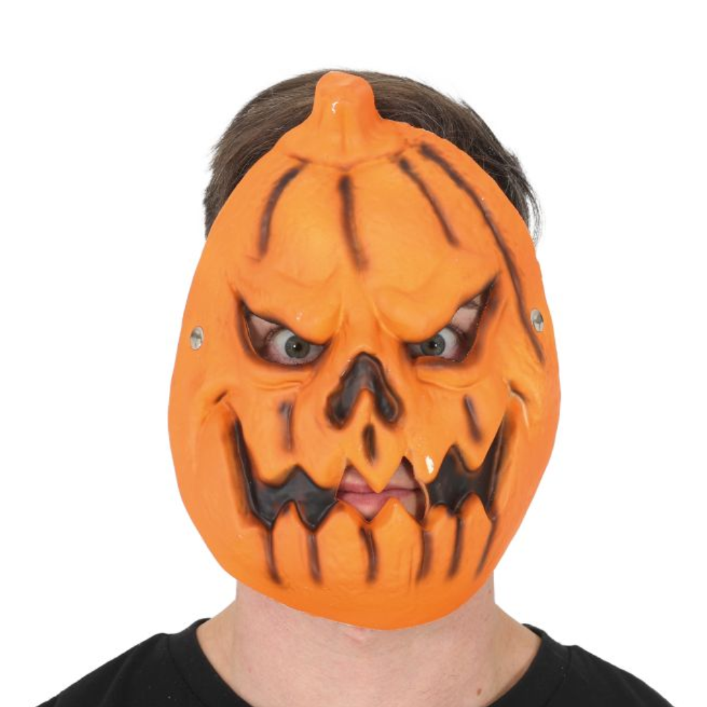 Masque citrouille, mousse