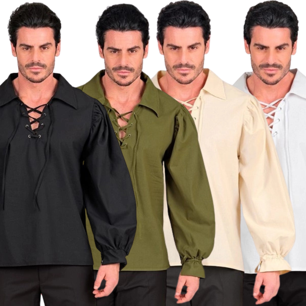Chemise médiéval (4 couleurs)